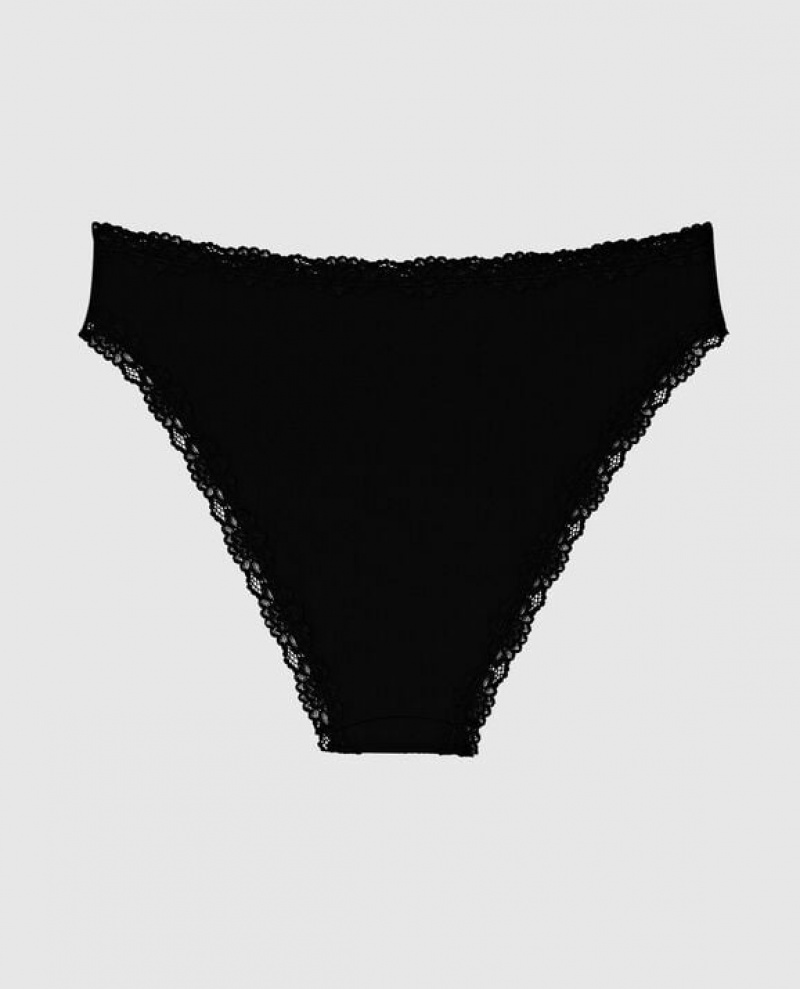 Ropa Interior La Senza Bikini Panty Mujer Negras | DFyHBUSR