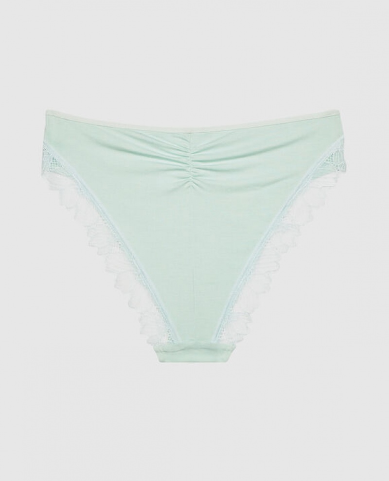 Ropa Interior La Senza Bikini Panty Mujer Blancas Verde | LqfIwwh0