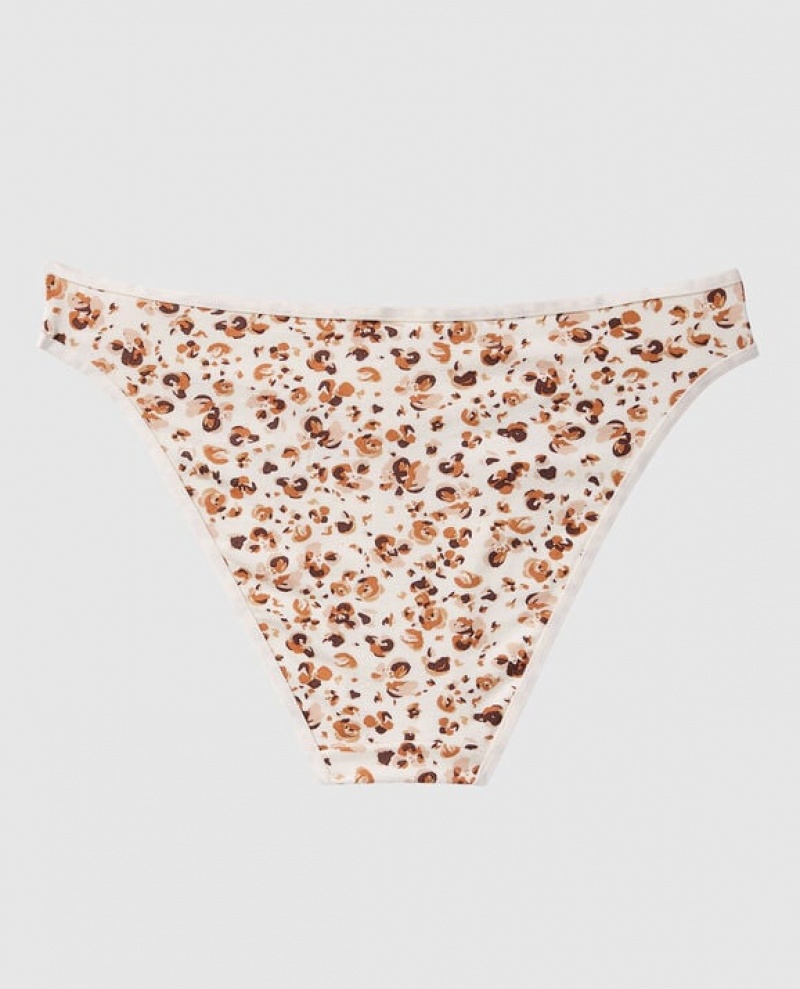 Ropa Interior La Senza Bikini Panty Mujer Creme Leopardo | C7aJ2Qvq