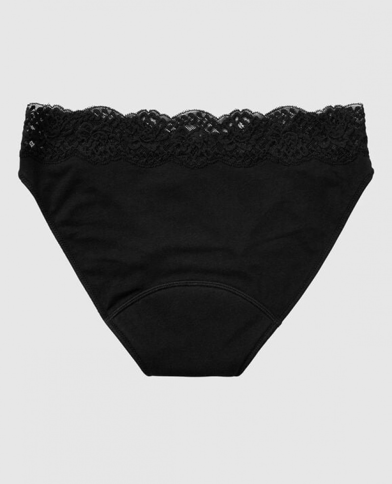 Ropa Interior La Senza Bikini Period Panty Mujer Negras | XTwMXMFf