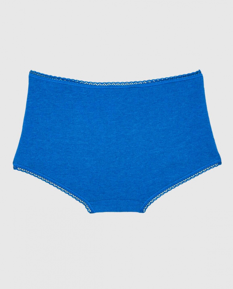 Ropa Interior La Senza Boyshort Panty Mujer Azules Oscuro | EOgOIlto