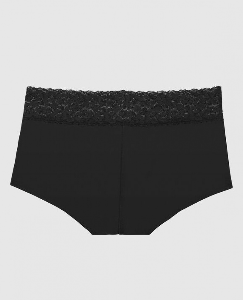 Ropa Interior La Senza Boyshort Panty Mujer Negras | OYHn4iyM