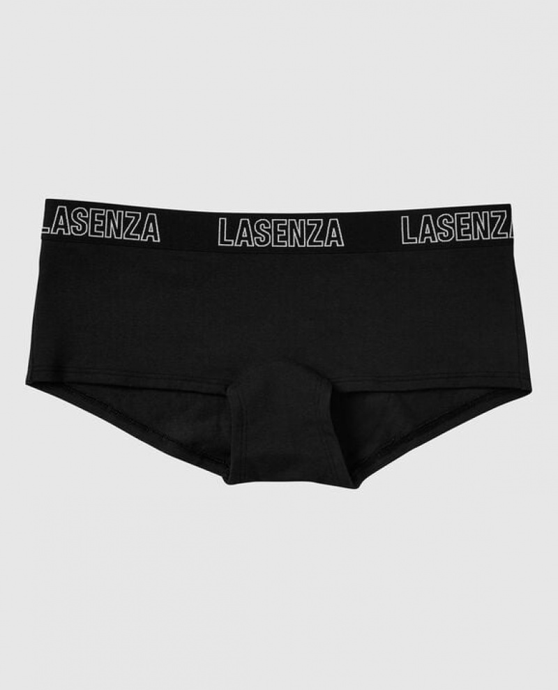 Ropa Interior La Senza Boyshort Panty Mujer Negras | 8toyzPoF