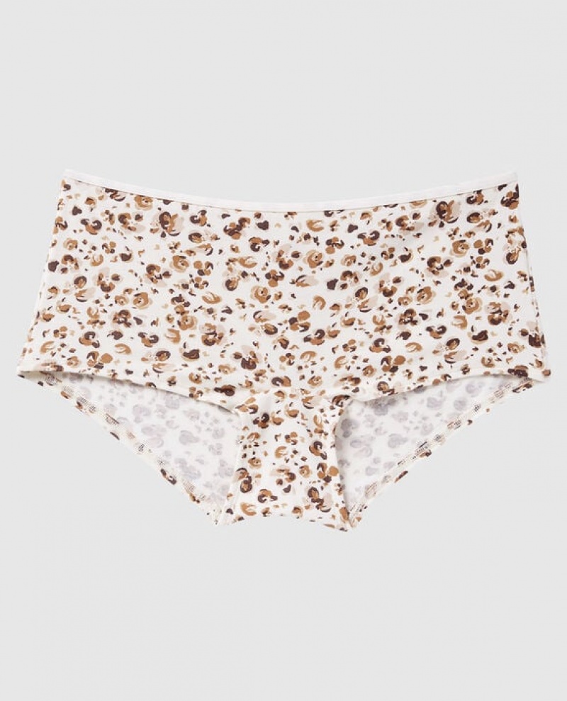 Ropa Interior La Senza Boyshort Panty Mujer Creme Leopardo | Vd4oUZAA