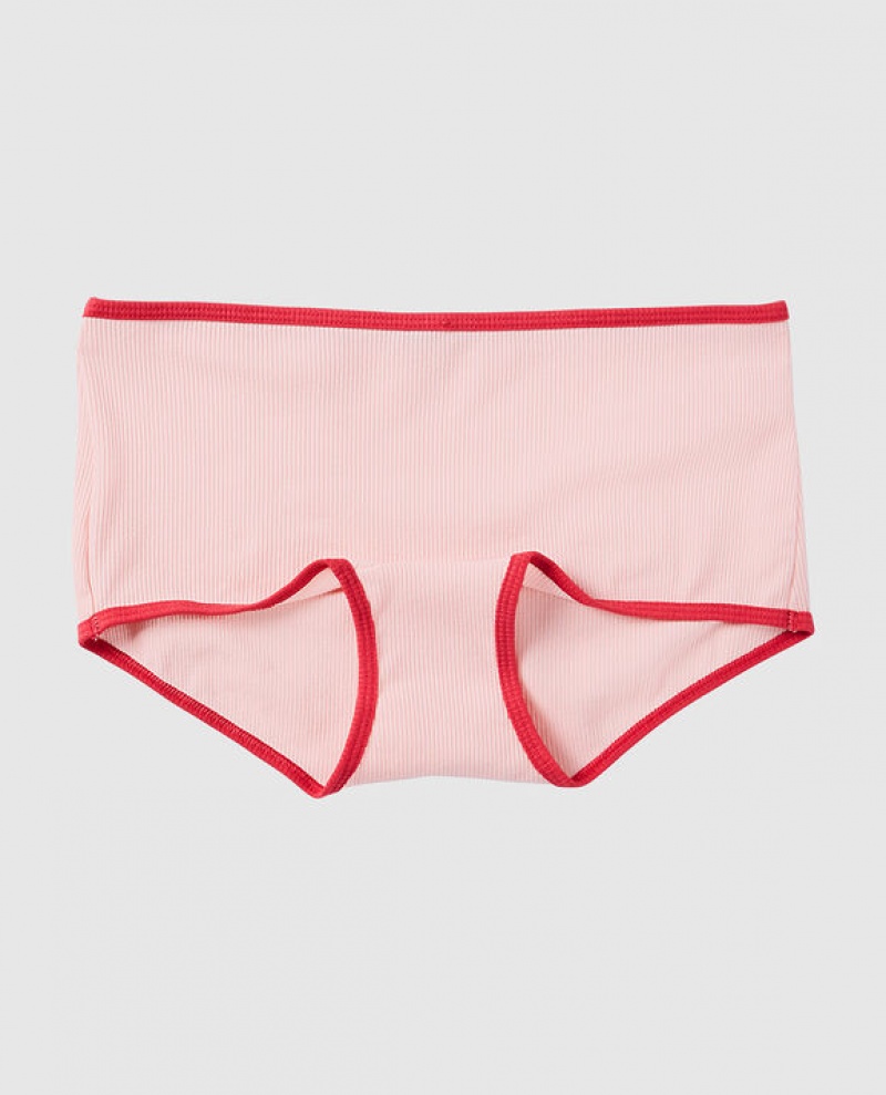 Ropa Interior La Senza Boyshort Panty Mujer Rosas | TbV7BCTk