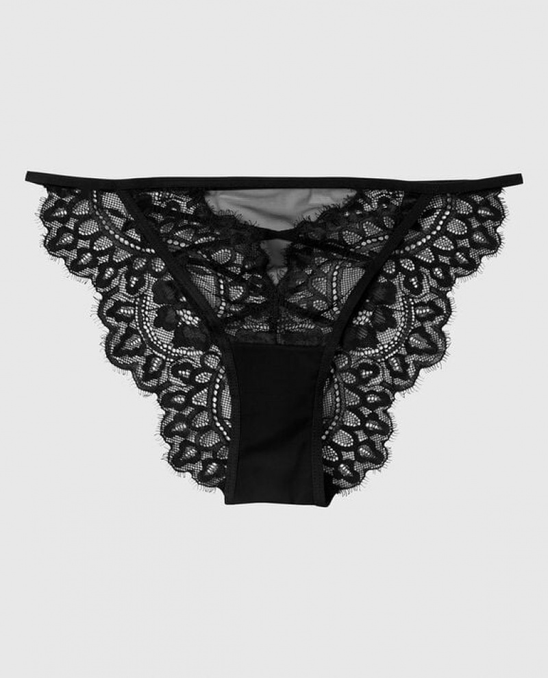 Ropa Interior La Senza Bumless Bikini Panty Mujer Negras | t1RT9QWD