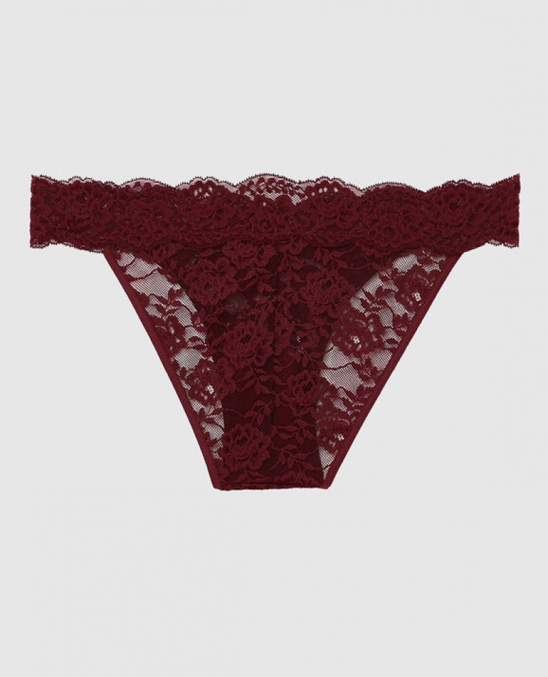 Ropa Interior La Senza Cheeky Panty Mujer Rojas Burdeos | iulGjjbA