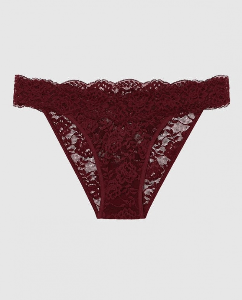 Ropa Interior La Senza Cheeky Panty Mujer Rojas Burdeos | iulGjjbA