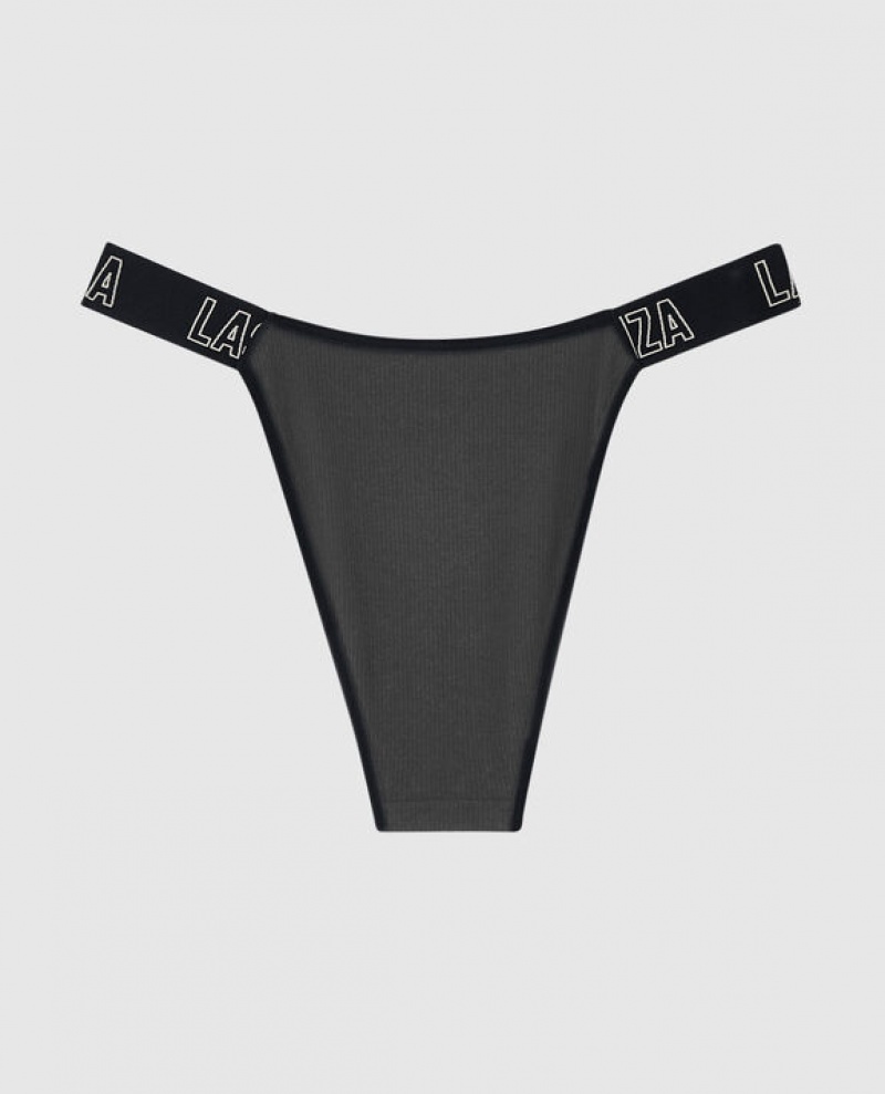 Ropa Interior La Senza Cheeky Panty Mujer Negras | Boah80Hb