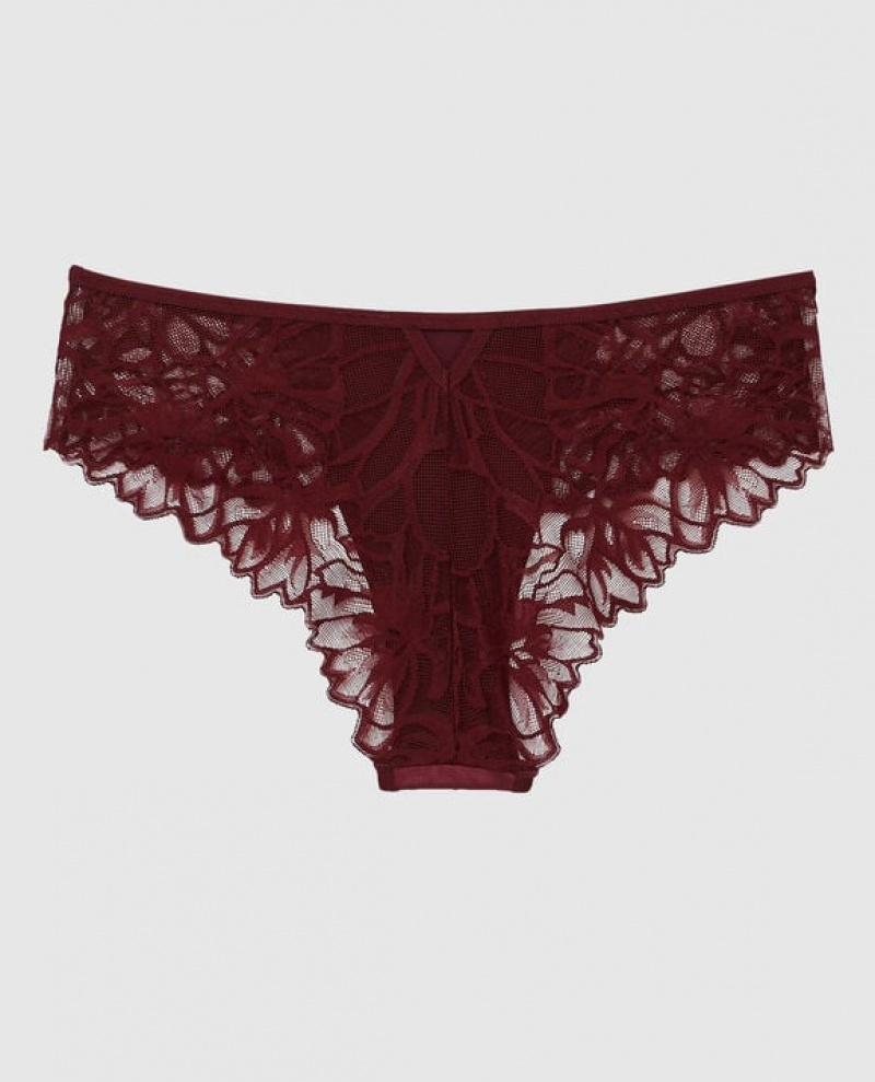 Ropa Interior La Senza Cheeky Panty Mujer Rojas Burdeos | 49b0eZmD