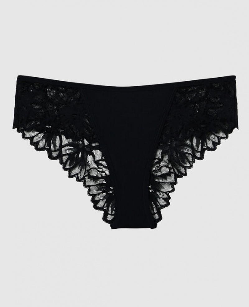 Ropa Interior La Senza Cheeky Panty Mujer Negras | W9Y8APFB