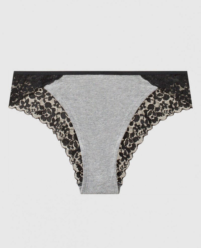 Ropa Interior La Senza Cheeky Panty Mujer Gris | QC5OmXBg