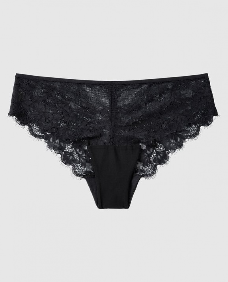 Ropa Interior La Senza Cheeky Panty Mujer Negras | 6gKnJol9