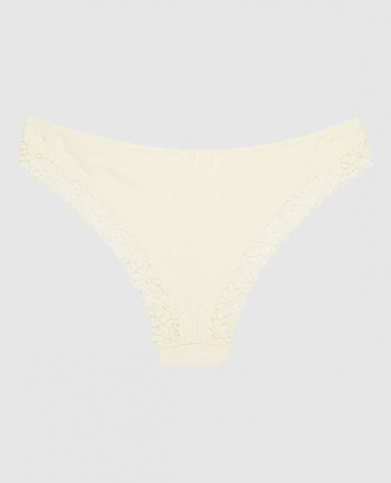 Ropa Interior La Senza Cheeky Panty Mujer Creme | 4VlZnxHi