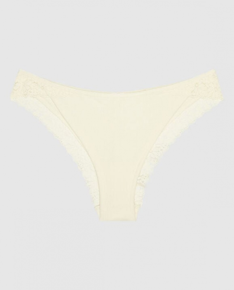 Ropa Interior La Senza Cheeky Panty Mujer Creme | 4VlZnxHi