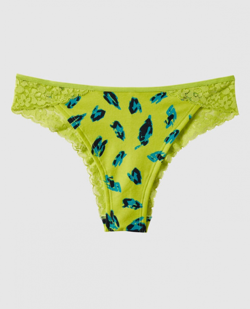 Ropa Interior La Senza Cheeky Panty Mujer Verde Leopardo | twa7mv92