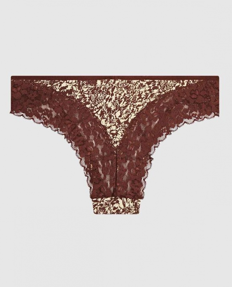 Ropa Interior La Senza Cheeky Panty Mujer Marrones | hF42HxTD