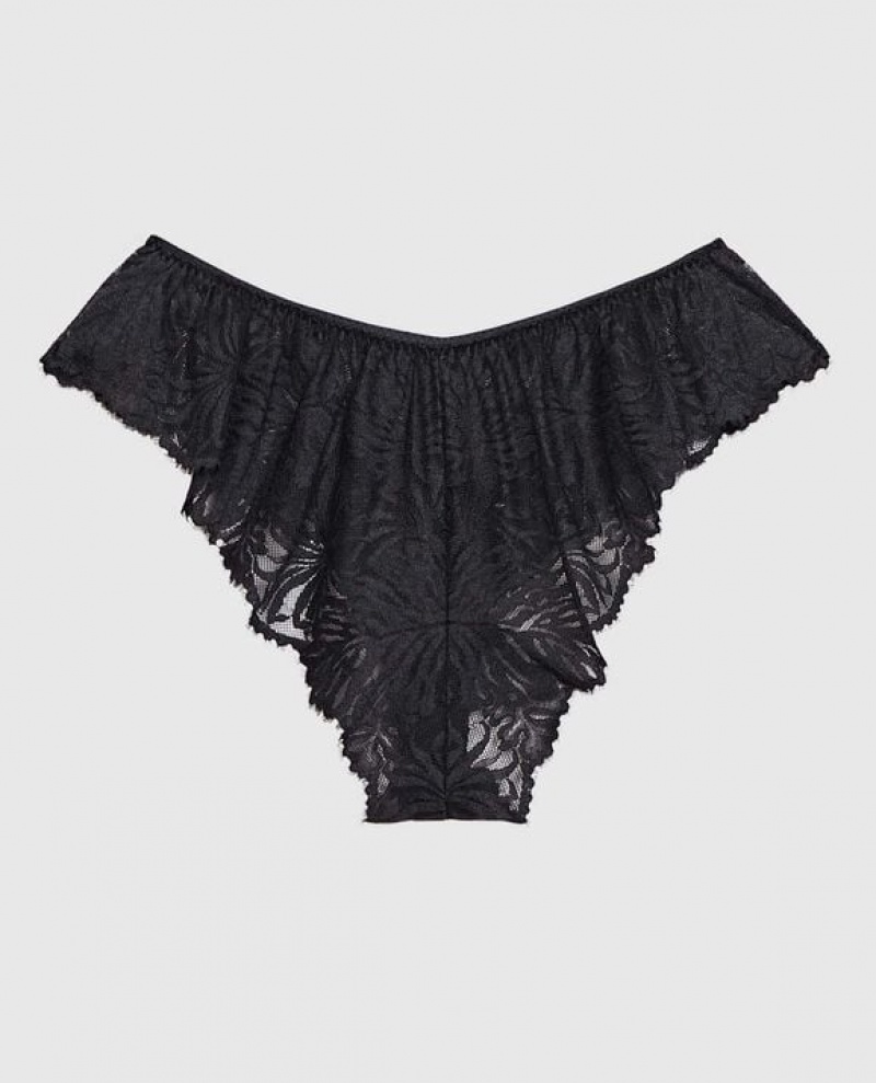 Ropa Interior La Senza Encaje Cheeky Panty Mujer Negras | UWqE4O28