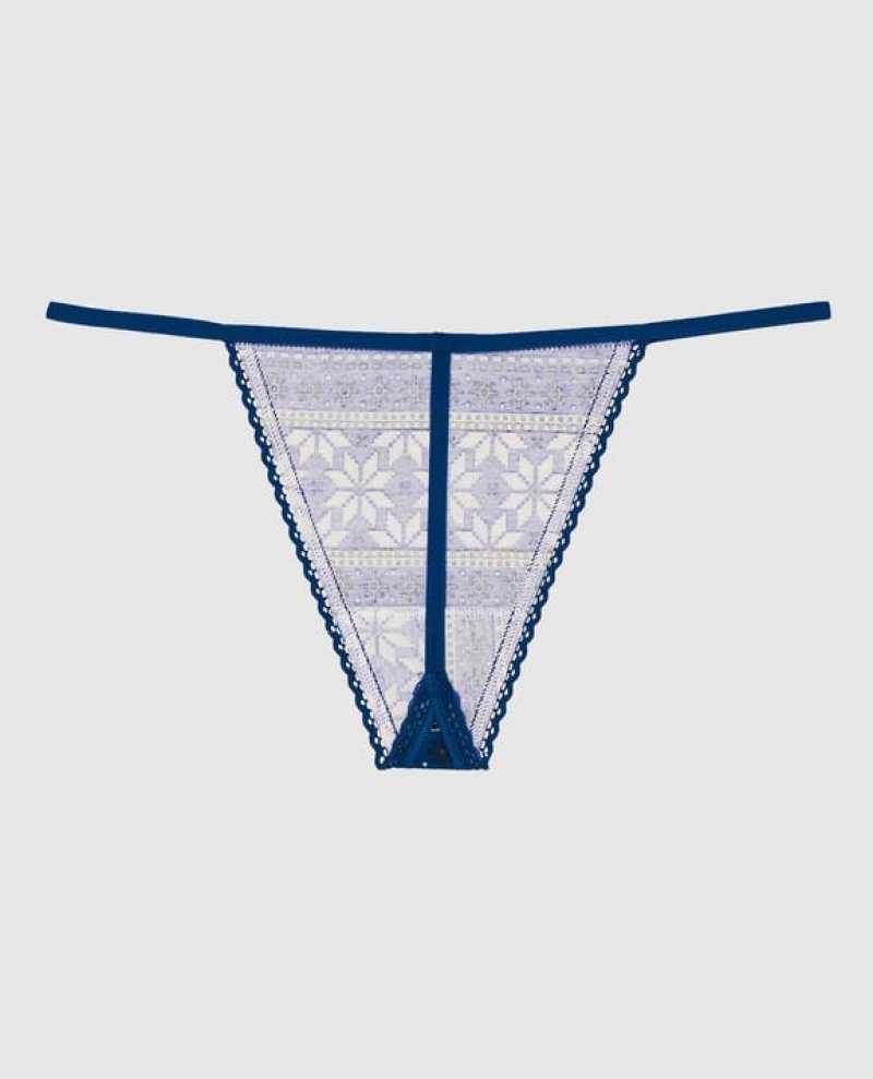 Ropa Interior La Senza G-String Panty Mujer Azules | grcJkxXn