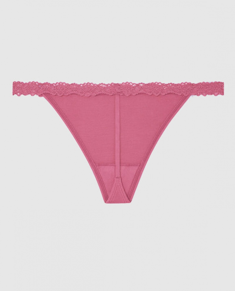 Ropa Interior La Senza G-String Panty Mujer Rosas | YKXoYEI0