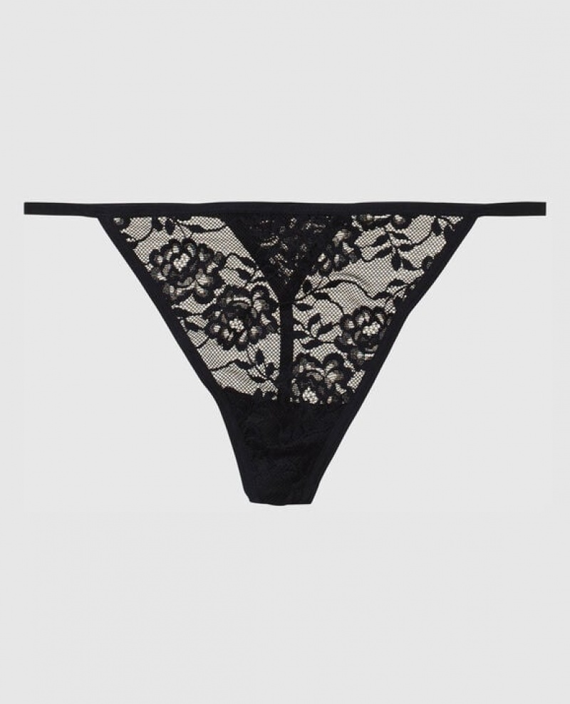 Ropa Interior La Senza G-String Panty Mujer Negras | n6eCwjWo