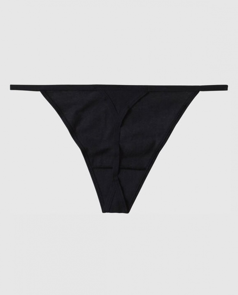 Ropa Interior La Senza G-String Panty Mujer Negras | CyVqTWt5