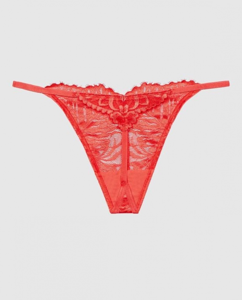 Ropa Interior La Senza G-String Panty Mujer Rojas | bHb32JVM