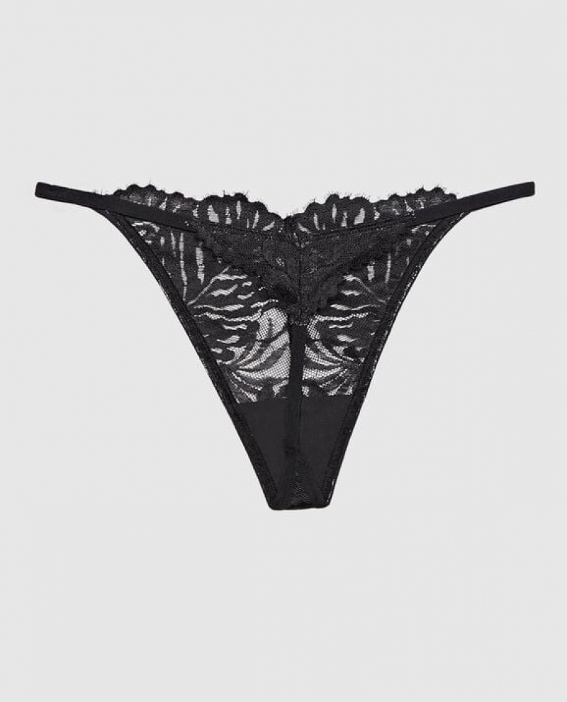 Ropa Interior La Senza G-String Panty Mujer Negras | l4AAIitn