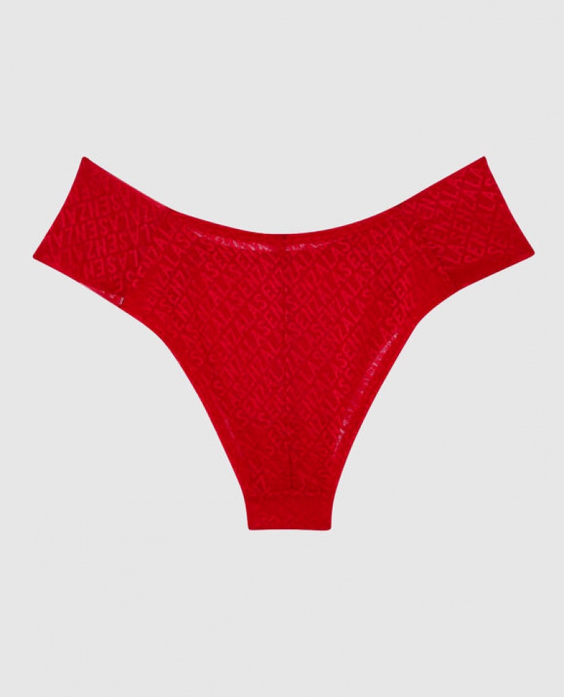 Ropa Interior La Senza High Cintura Cheeky Panty Mujer Rojas | bpfZIBpc