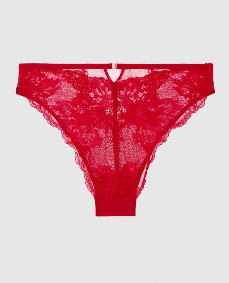 Ropa Interior La Senza High Cintura Cheeky Panty Mujer Rojas | mEzXsw9u