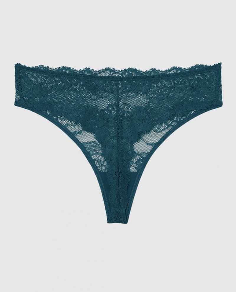 Ropa Interior La Senza High Cintura Tanga Panty Mujer Verde Menta | gm0D8Nnb