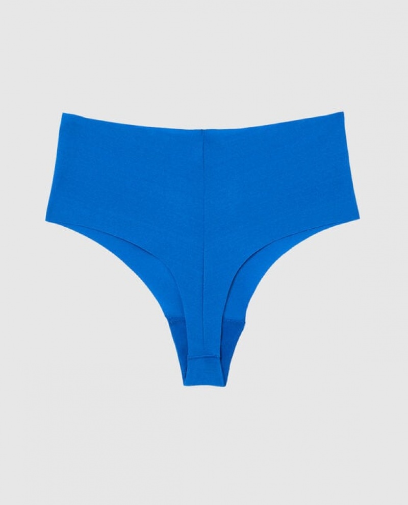 Ropa Interior La Senza High Cintura Tanga Panty Mujer Azules Oscuro | Zbai9FjE