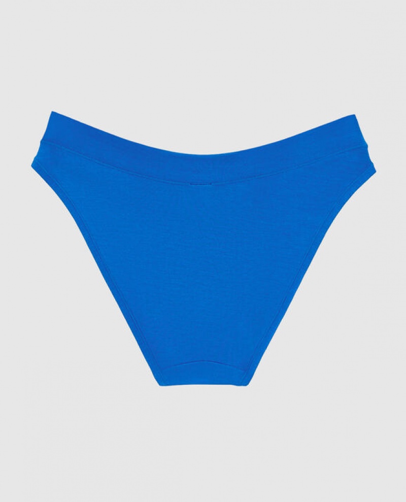 Ropa Interior La Senza High Leg Bikini Panty Mujer Azules Oscuro | JG1MLeqZ