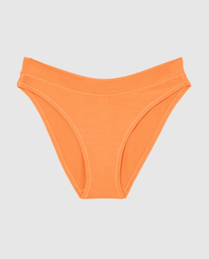 Ropa Interior La Senza High Leg Bikini Panty Mujer Albaricoque | LPVqIwzT