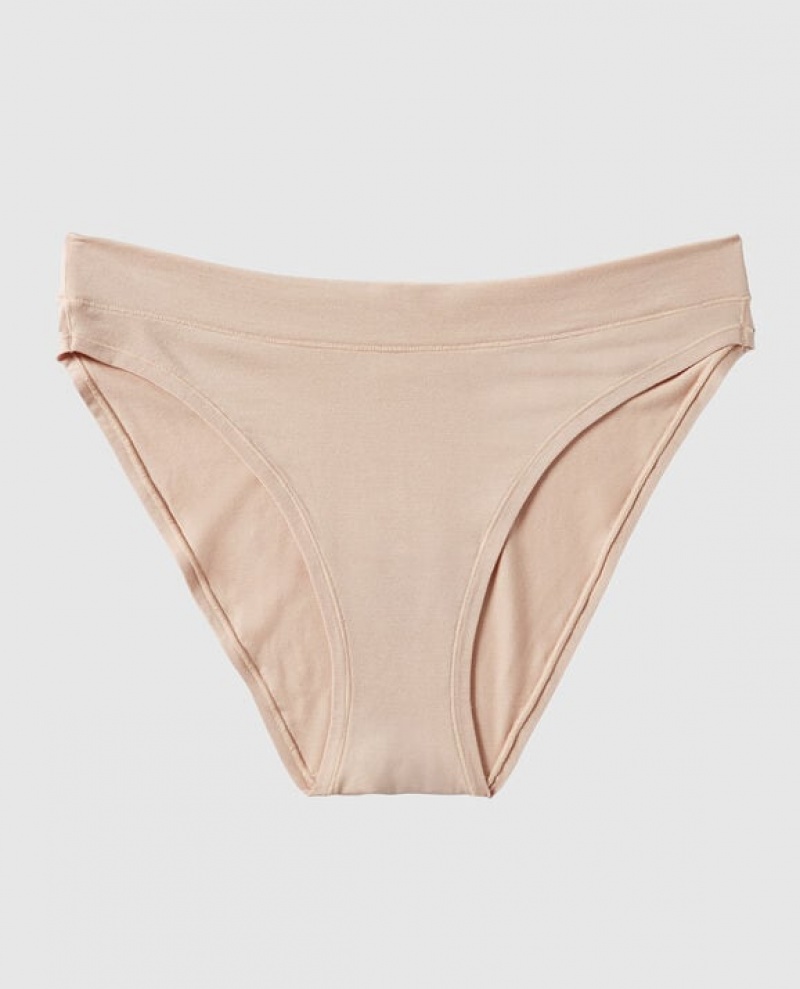 Ropa Interior La Senza High Leg Bikini Panty Mujer Rosetan | pzsewLvB