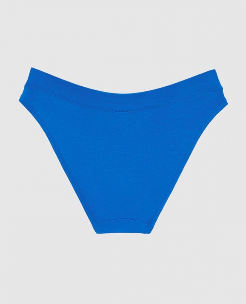 Ropa Interior La Senza High Leg Bikini Panty Mujer Azules Oscuro | fXaOWpcK