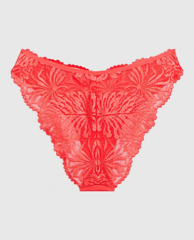 Ropa Interior La Senza High Leg Cheeky Panty Mujer Rojas | lWvKpY2g