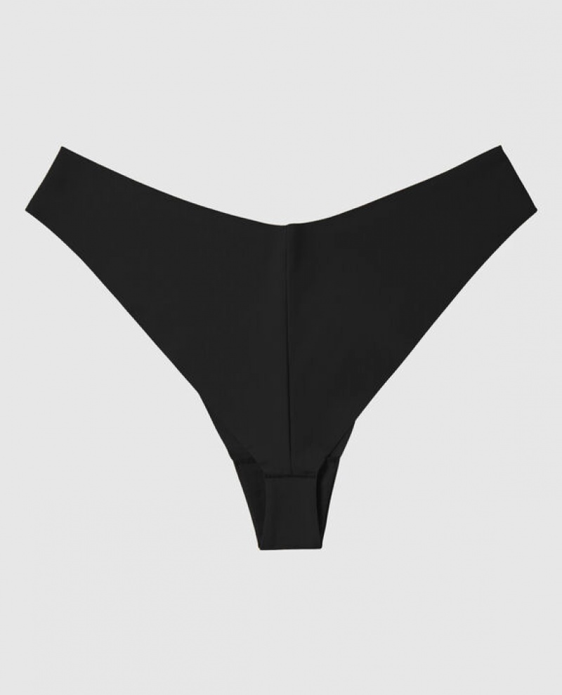 Ropa Interior La Senza High Leg Cheeky Panty Mujer Negras | TPCcFlM2