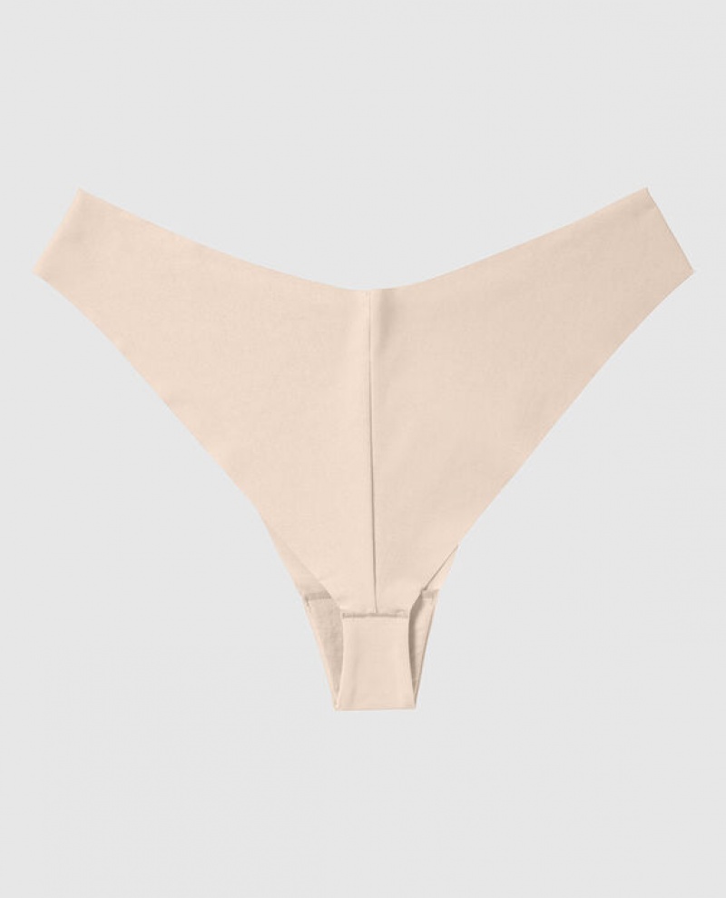 Ropa Interior La Senza High Leg Cheeky Panty Mujer Rosetan 02MI | ZwFGK6Uy