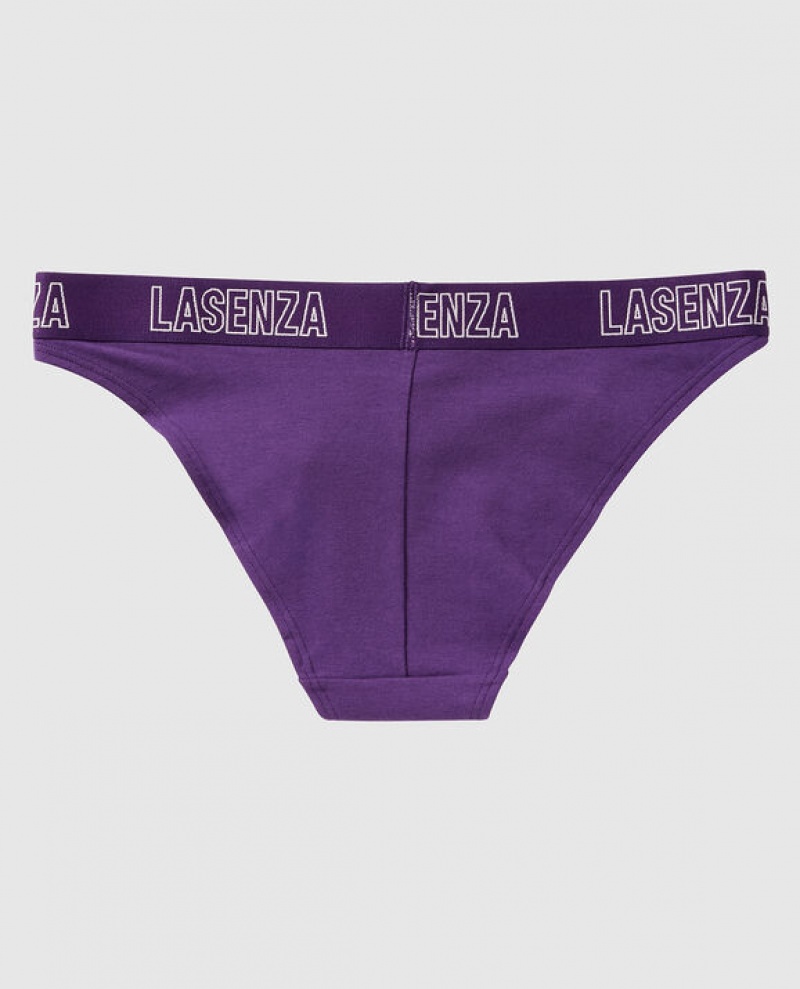 Ropa Interior La Senza High Leg Cheeky Panty Mujer Moradas | OQ2bmEVi