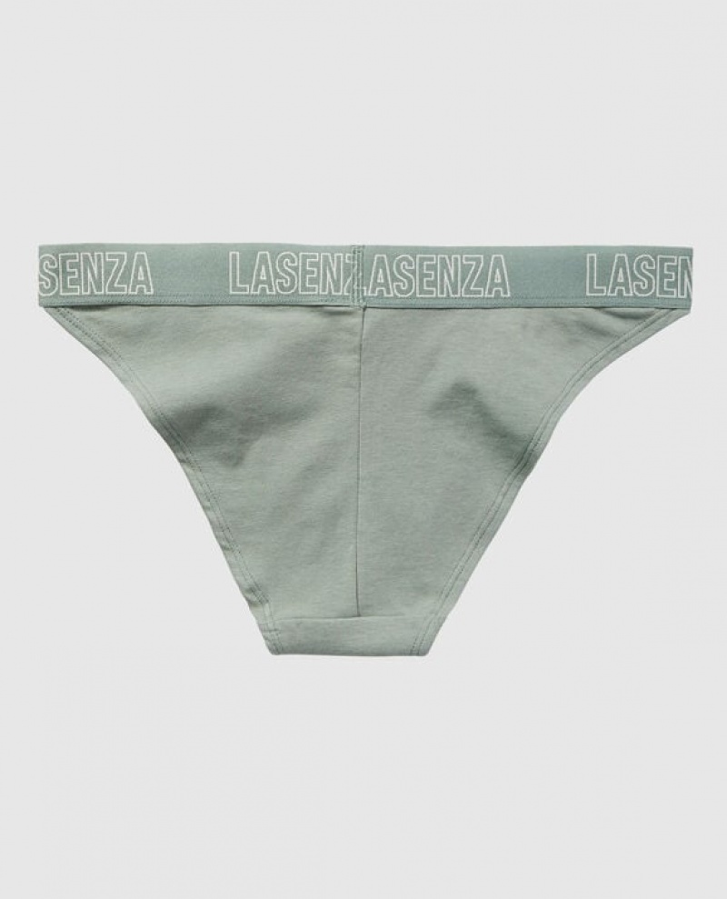 Ropa Interior La Senza High Leg Cheeky Panty Mujer Verde Oliva | nYREMUVY