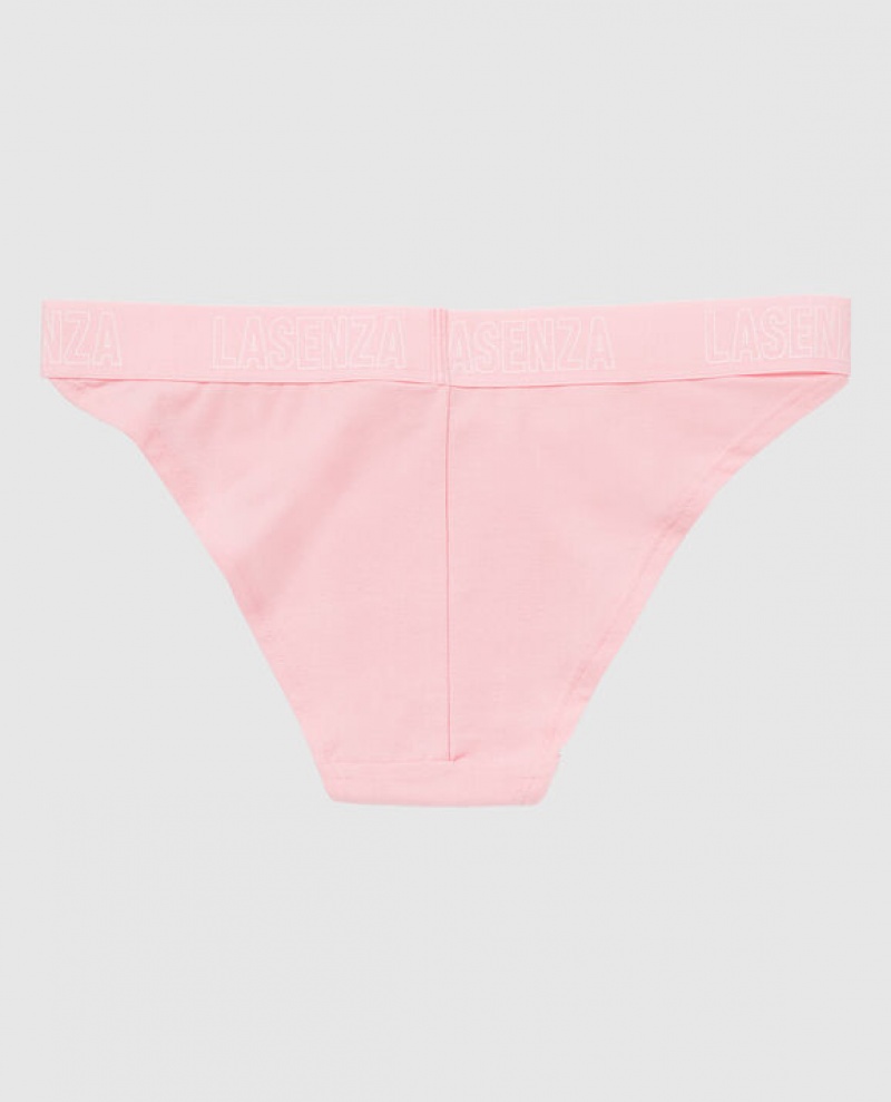 Ropa Interior La Senza High Leg Cheeky Panty Mujer Rosas Blancas | OuMKqIYu