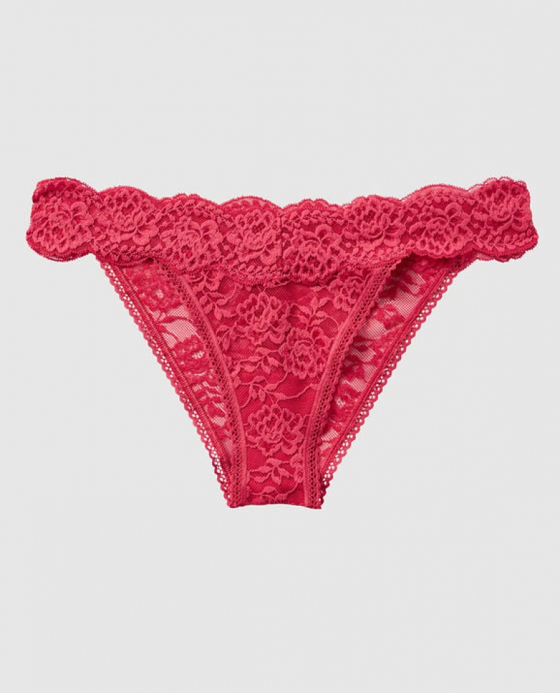 Ropa Interior La Senza High Leg Cheeky Panty Mujer Sweet Raspberry | J9tu6HZp