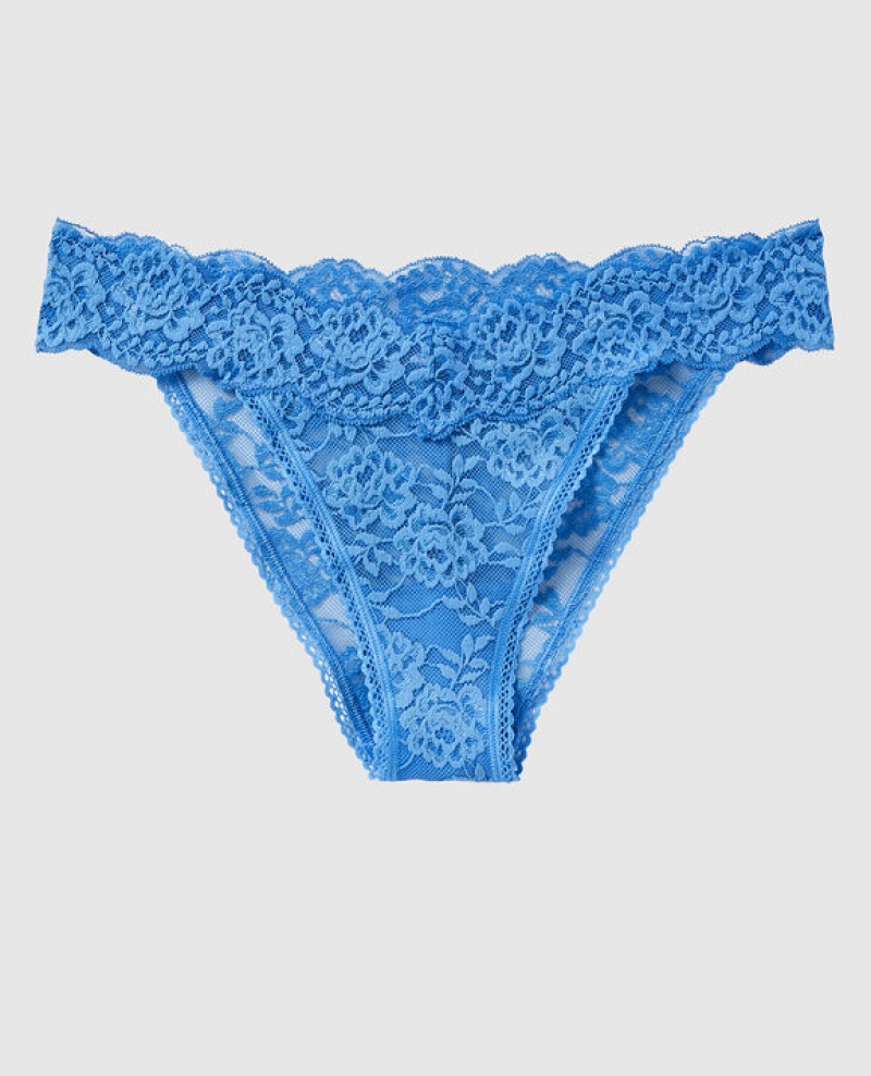 Ropa Interior La Senza High Leg Cheeky Panty Mujer Azur Azules | NM6S5WGa