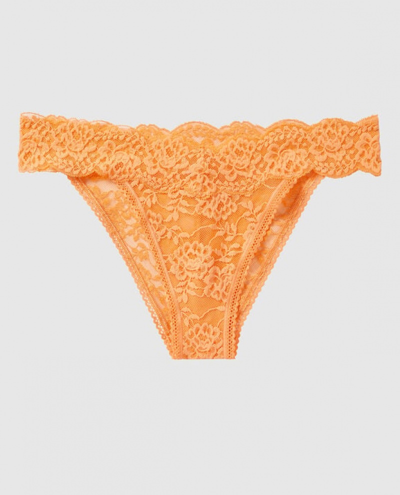 Ropa Interior La Senza High Leg Cheeky Panty Mujer Naranjas Creme | OXGD6zwD