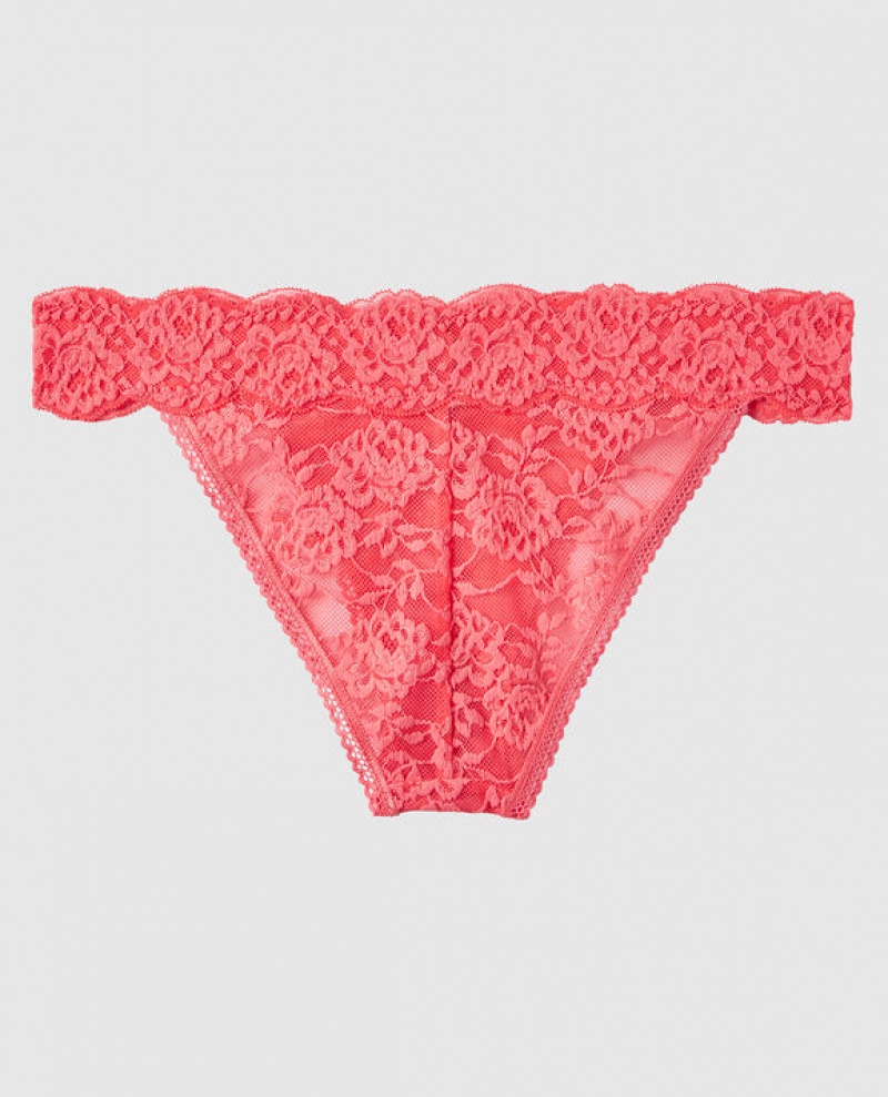 Ropa Interior La Senza High Leg Cheeky Panty Mujer Coral | 5OIDsnly