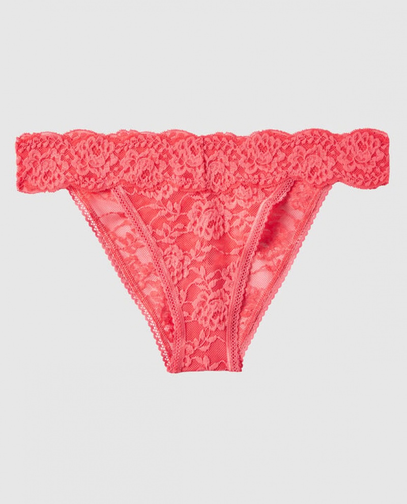 Ropa Interior La Senza High Leg Cheeky Panty Mujer Coral | 5OIDsnly