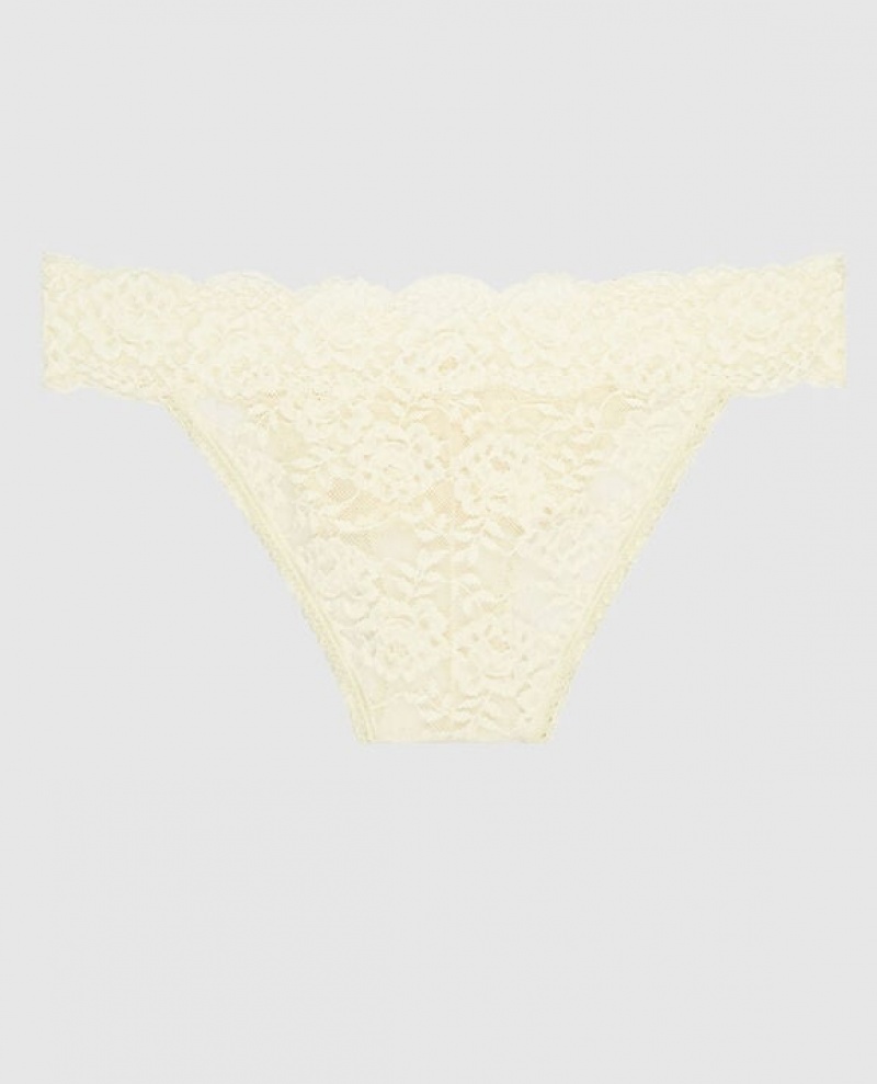 Ropa Interior La Senza High Leg Cheeky Panty Mujer Creme | yWtjG8nq