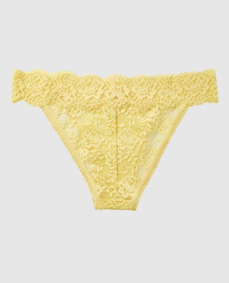 Ropa Interior La Senza High Leg Cheeky Panty Mujer Amarillo | iDITwfl0