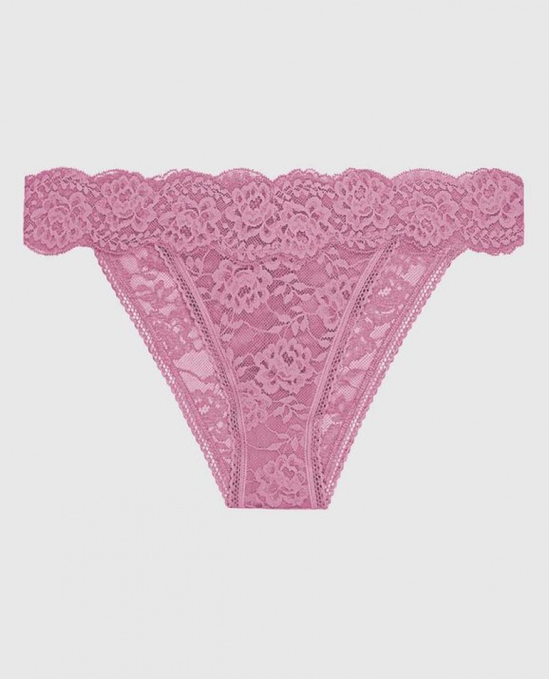 Ropa Interior La Senza High Leg Cheeky Panty Mujer Rosecrush | pkberMto